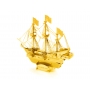 Golden Hind Ship in GOLD