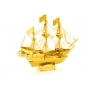 Golden Hind Ship in GOLD