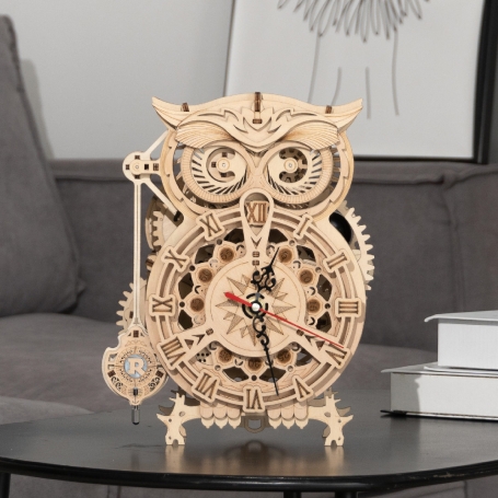 Directamente peine Injusticia Owl Clock