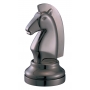 Cast Chess Knight -Black-