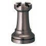 Cast Chess Rook -Black-